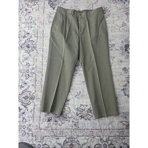 #347 Savane Motion Men's 38x29 100% Cotton brown chinos dress pants